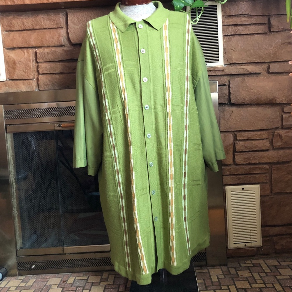 Michael Irvin 88 Short Sleeve Button Down Shirt Sweater 5XL